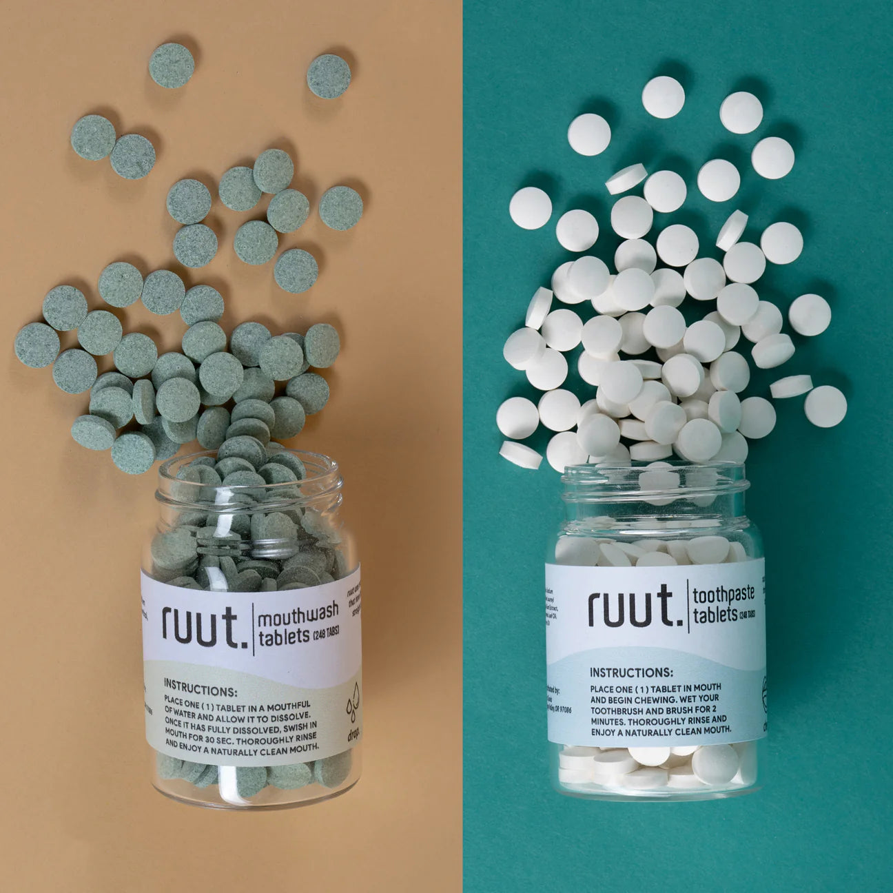 Plastic Free Dental Care | Toothpaste & Mouthwash Tablets
