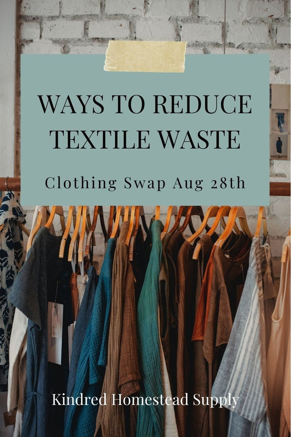 Ways to reduce textile waste