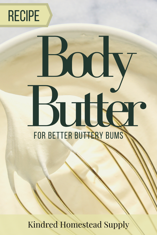 close up of process of making diy body butter