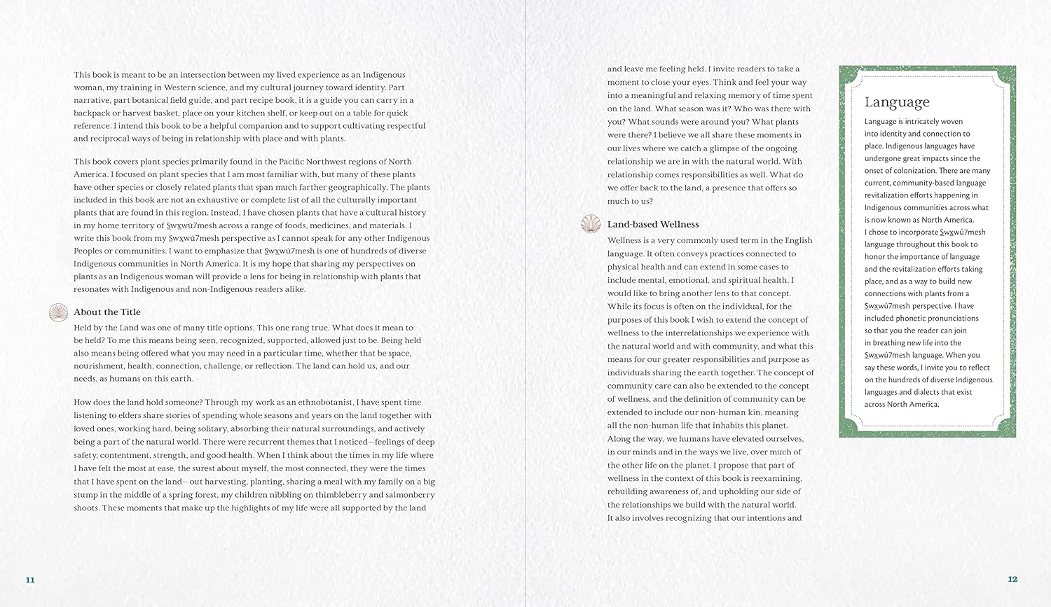 Book page with text and a sidebar on a white background