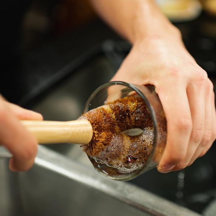 Coconut Bottle Cleaning Brush