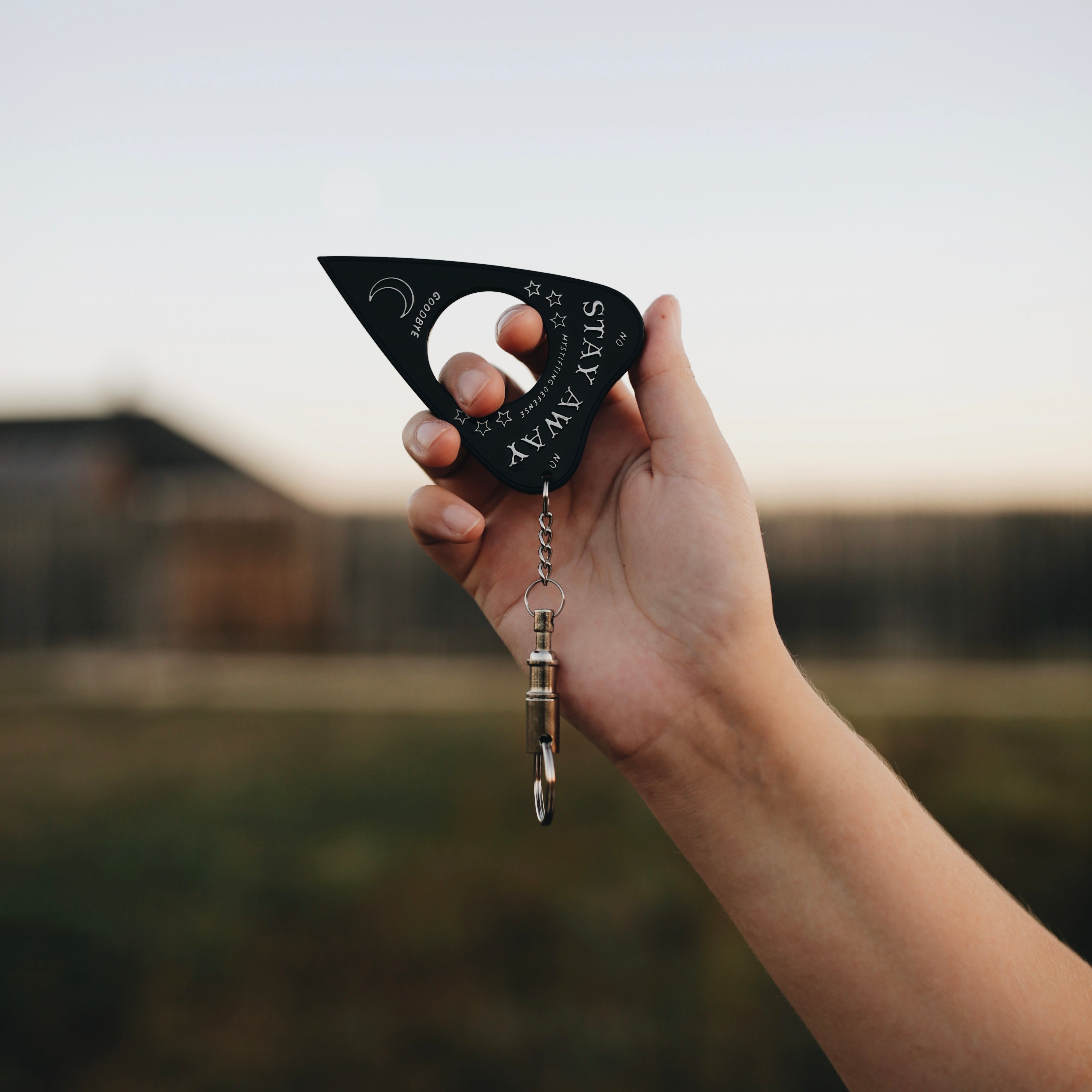 Ouija Defense Keychain