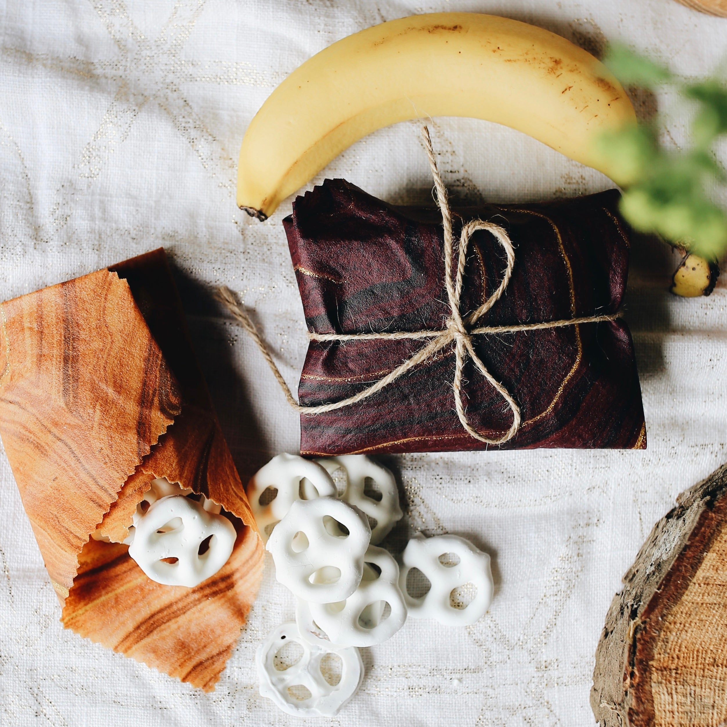 different beeswax wraps for snacks