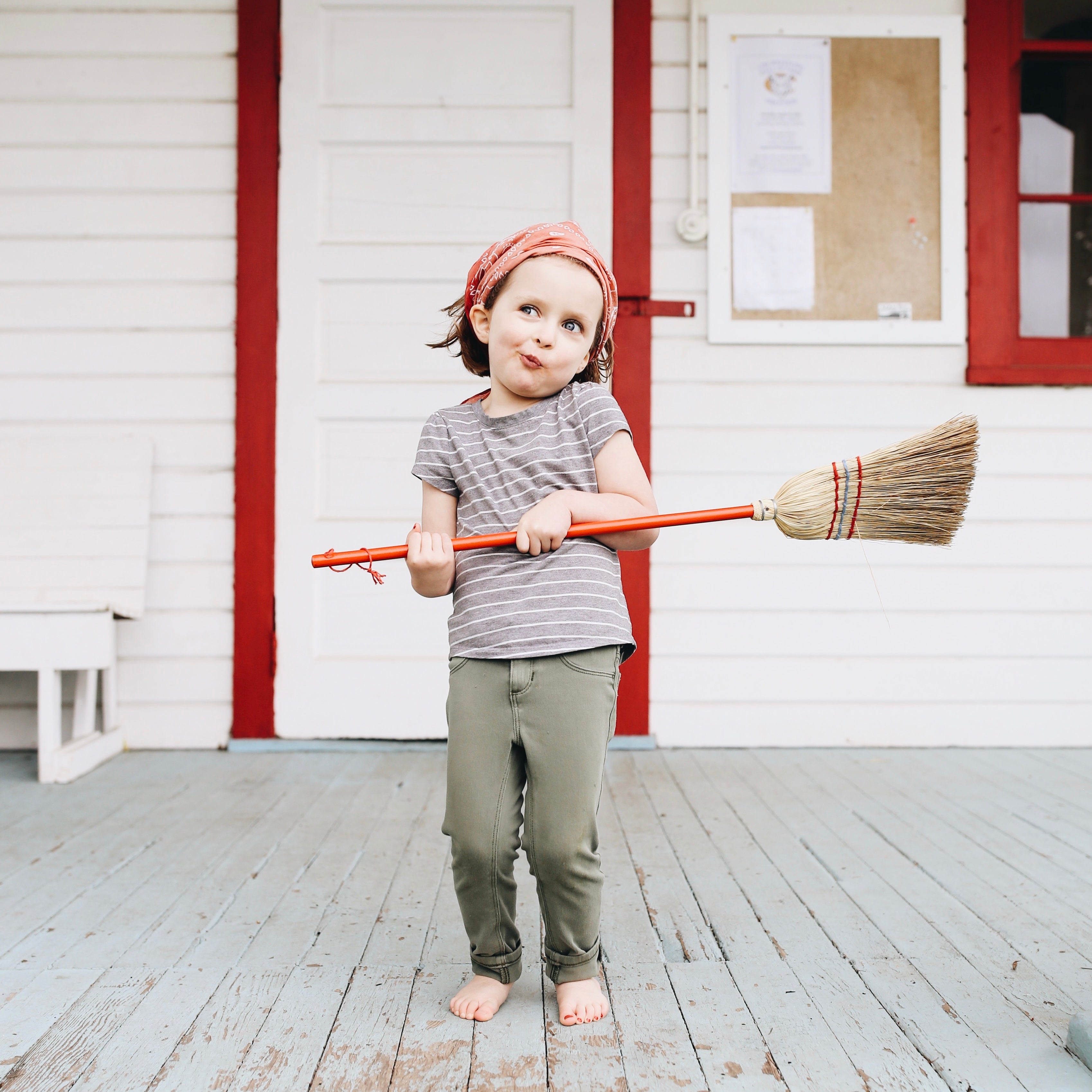 Rice Straw Broom