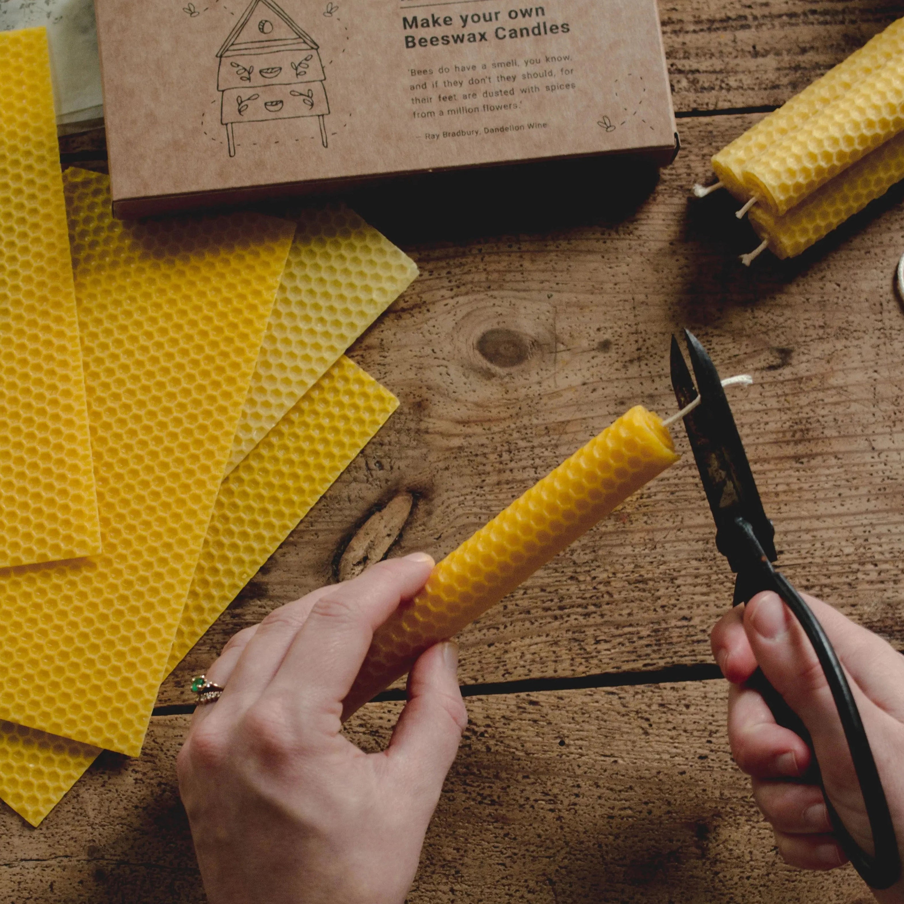 Beeswax Candle Making Kit