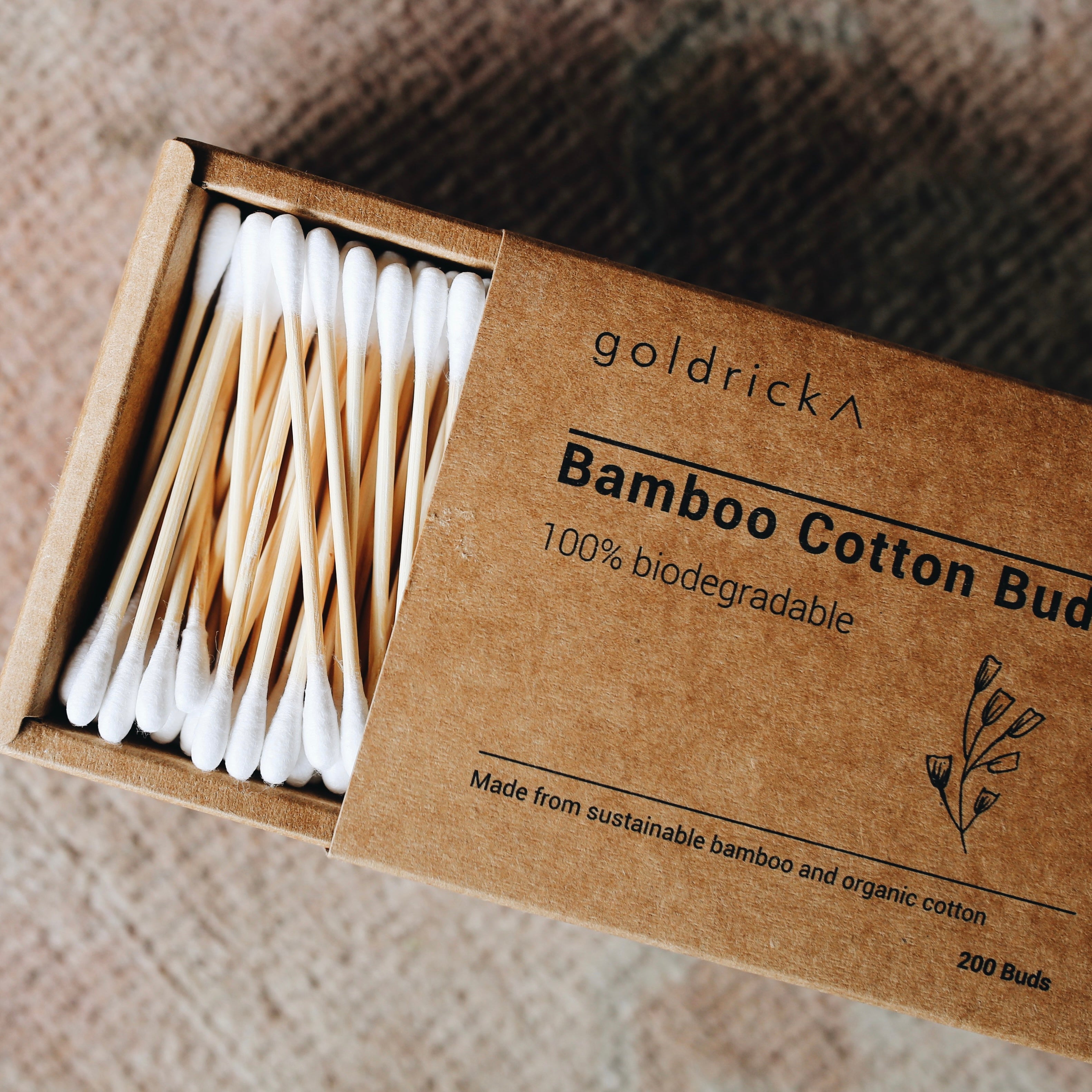 Bamboo Cotton Swabs