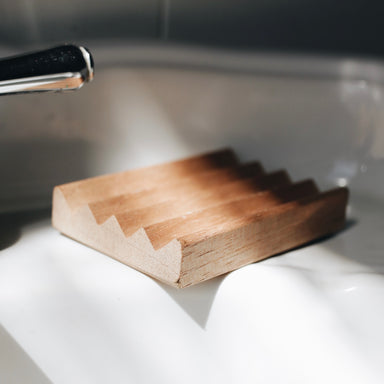 Natural Wood Soap Dish