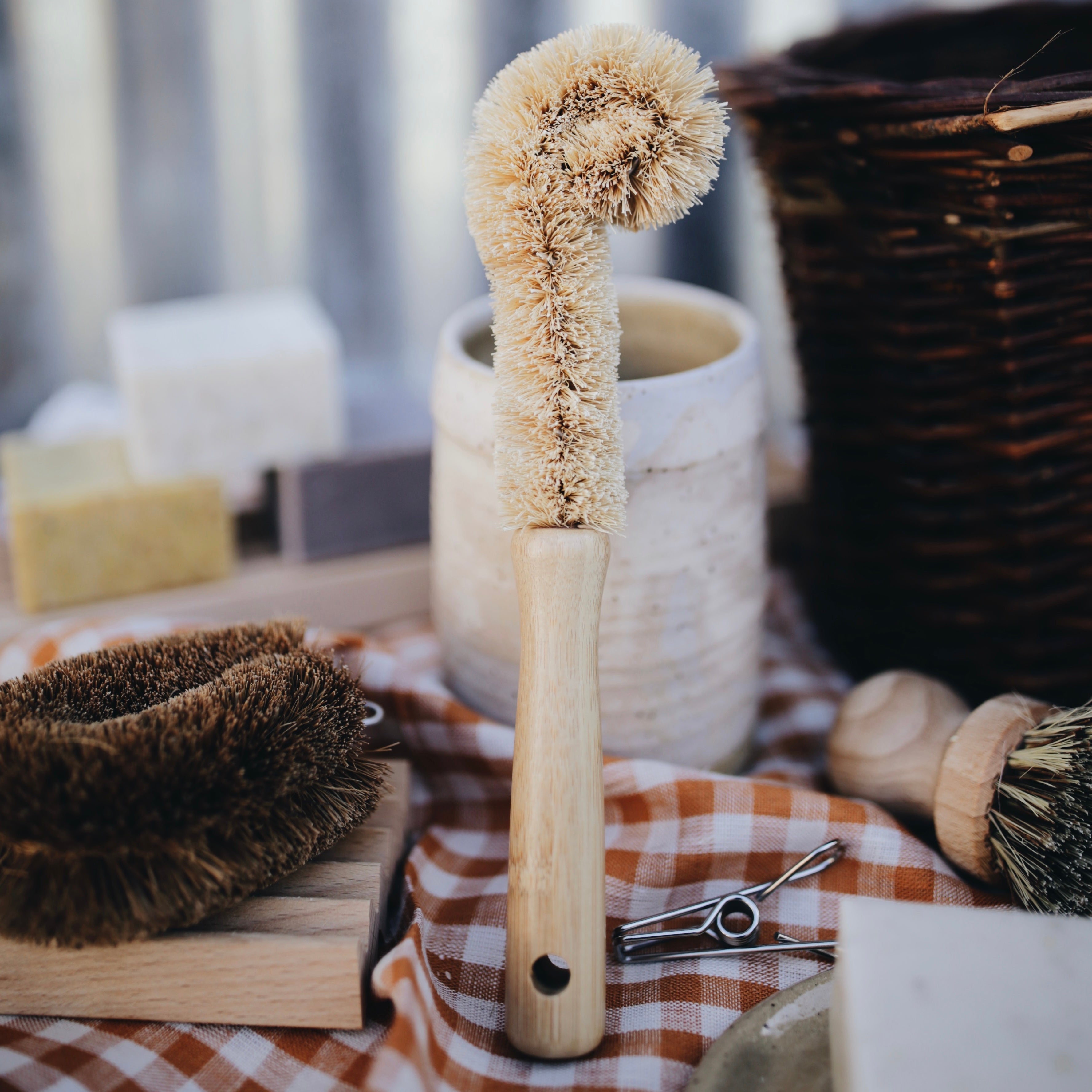 Coconut Bottle Cleaning Brush